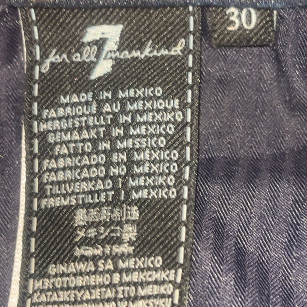 7 For All Mankind Dark Indigo Bootcut Jeans - Picture 10 of 10